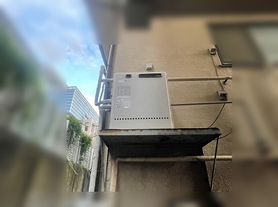 横浜市戸塚区にて、給湯器交換工事を行いました